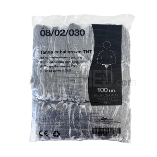 PLASTICAPS – Tangas Descartáveis Masculinas - 100 unidades